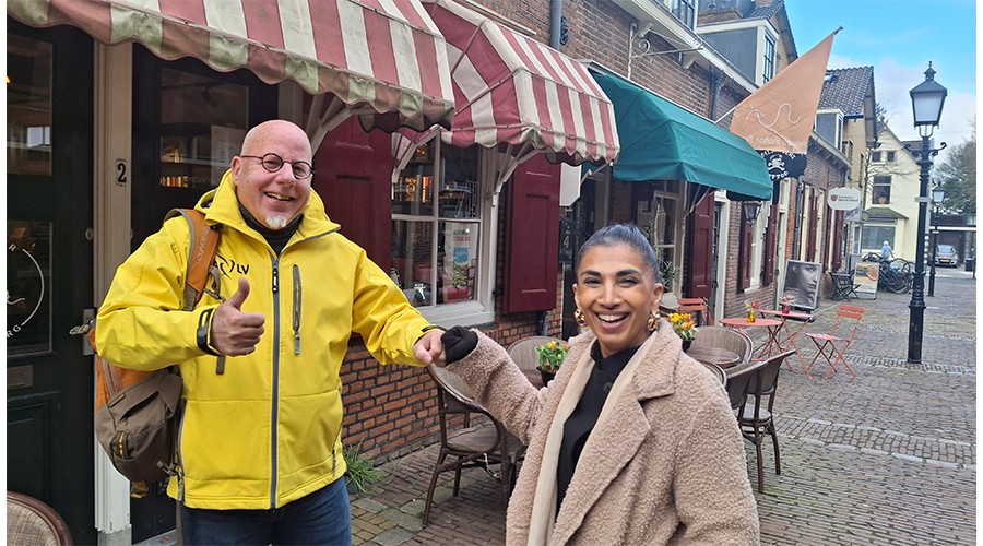 Hans Peter Klazenga en Nita Graafland.